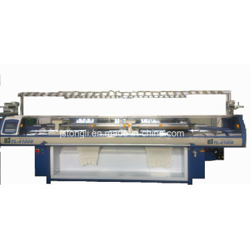 Machine à tricoter pliante entièrement Jacquard avec système Double Carriage 4 (TL-4100)